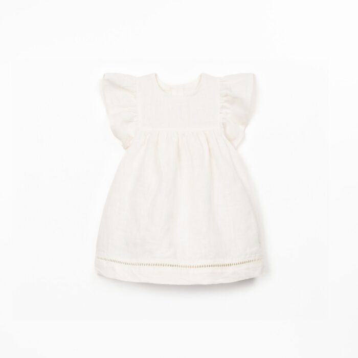 Linen Dress - White - Play Up Linen Dress - White - Play Up