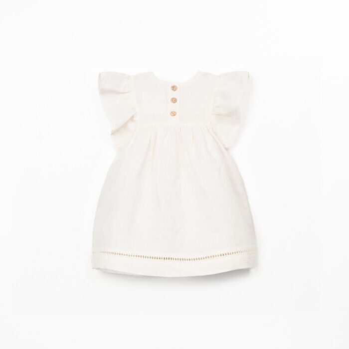 Linen Dress - White - Play Up Linen Dress - White - Play Up