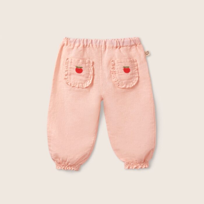 Linen Pants Cami - Cloud Pink - My Little Cozmo Linen Pants Cami - Cloud Pink - My Little Cozmo