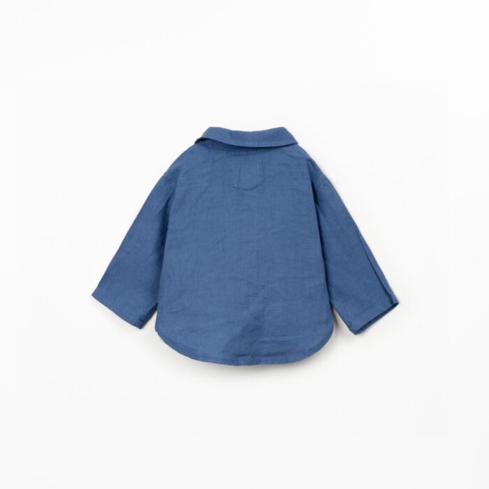 Linen Shirt - Ocean Blue - Play Up Linen Shirt - Ocean Blue - Play Up