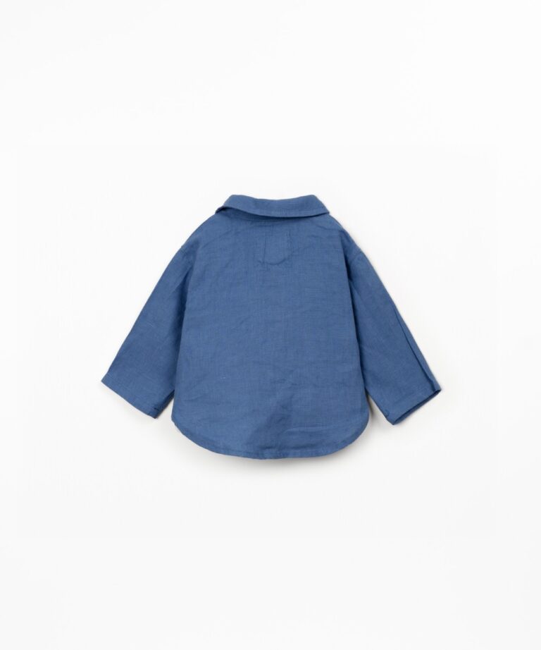 Linen Shirt - Ocean Blue - Play Up Linen Shirt - Ocean Blue - Play Up