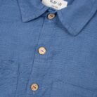 Linen Shirt - Ocean Blue - Play Up