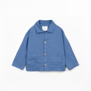 Linen Shirt - Ocean Blue - Play Up Junior