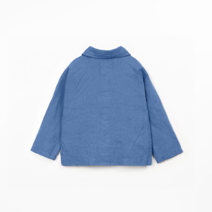 Linen Shirt - Ocean Blue - Play Up Junior Linen Shirt - Ocean Blue - Play Up Junior
