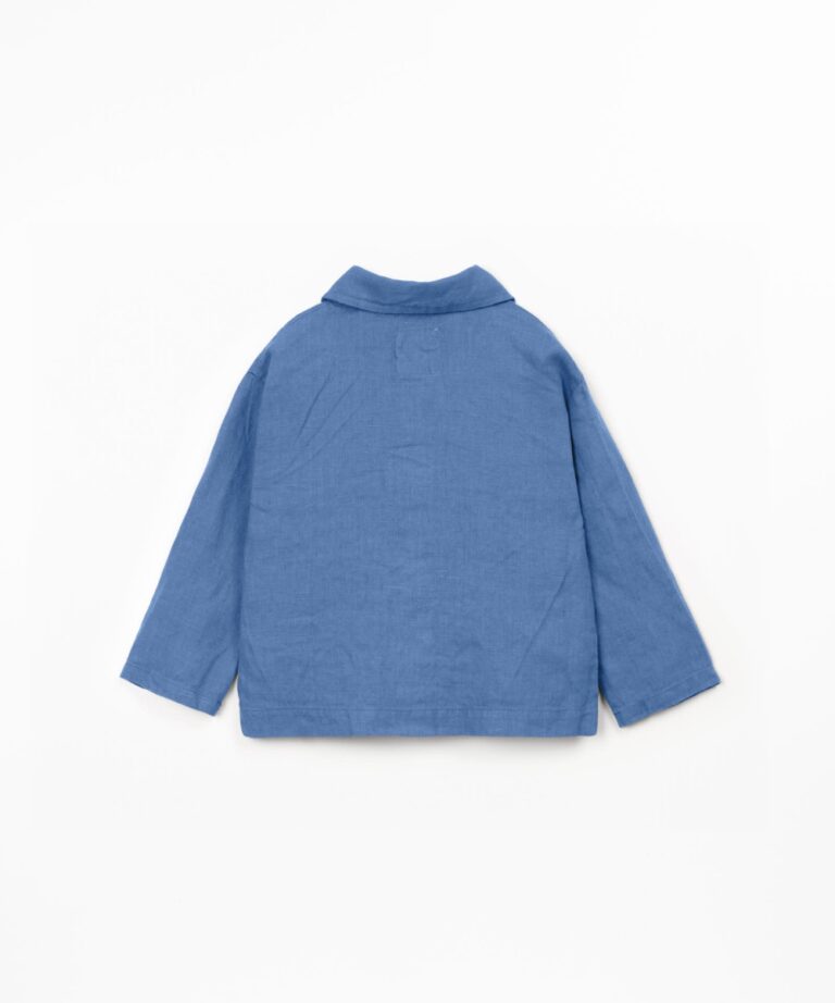 Linen Shirt - Ocean Blue - Play Up Junior Linen Shirt - Ocean Blue - Play Up Junior