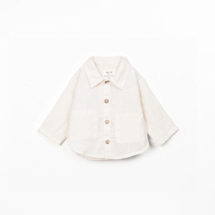 Linen Shirt - White - Play Up Linen Shirt - White - Play Up