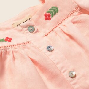 Linen Shirt Vivi - Cloud Pink - My Little Cozmo
