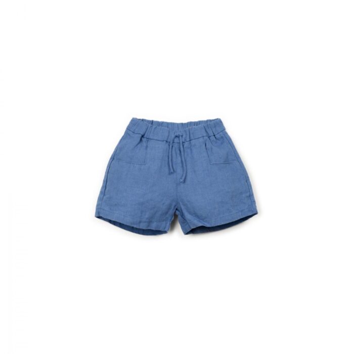 Linen Shorts - Ocean Blue - Play Up Junior Linen Shorts - Ocean Blue - Play Up Junior