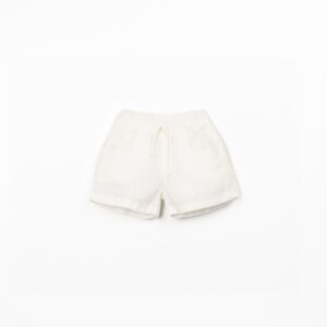Linen Shorts - White - Play Up