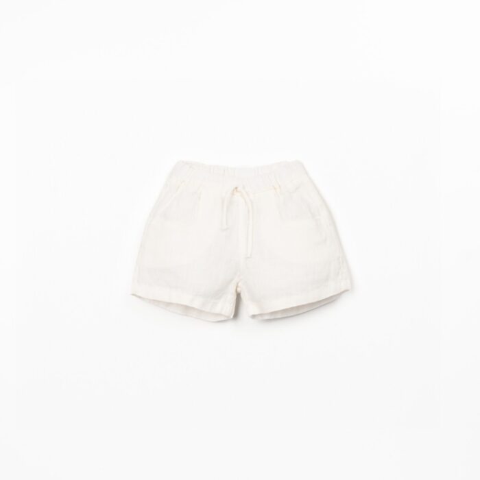 Linen Shorts - White - Play Up Linen Shorts - White - Play Up