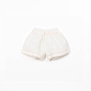 Linen Shorts - White - Play Up Junior
