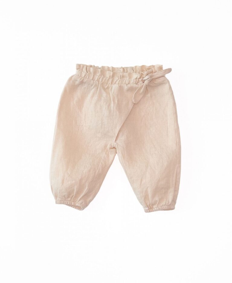 Linen Trousers - Ecru - Play Up