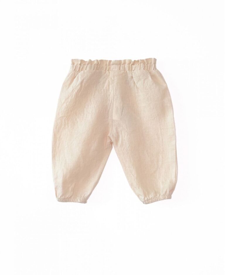 Linen Trousers - Ecru - Play Up Linen Trousers - Ecru - Play Up