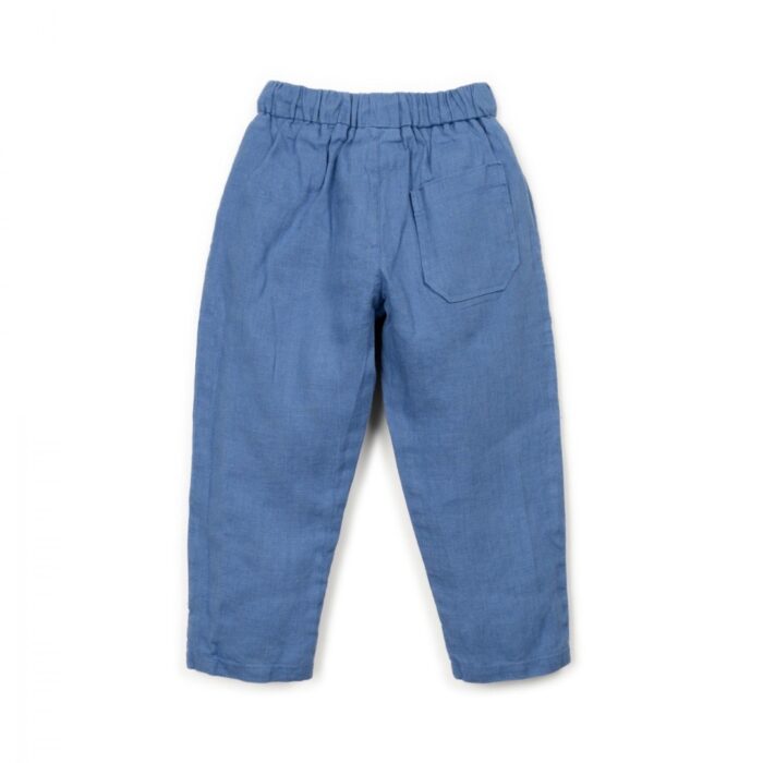 Linen Trousers - Ocean Blue - Play Up Junior Linen Trousers - Ocean Blue - Play Up Junior