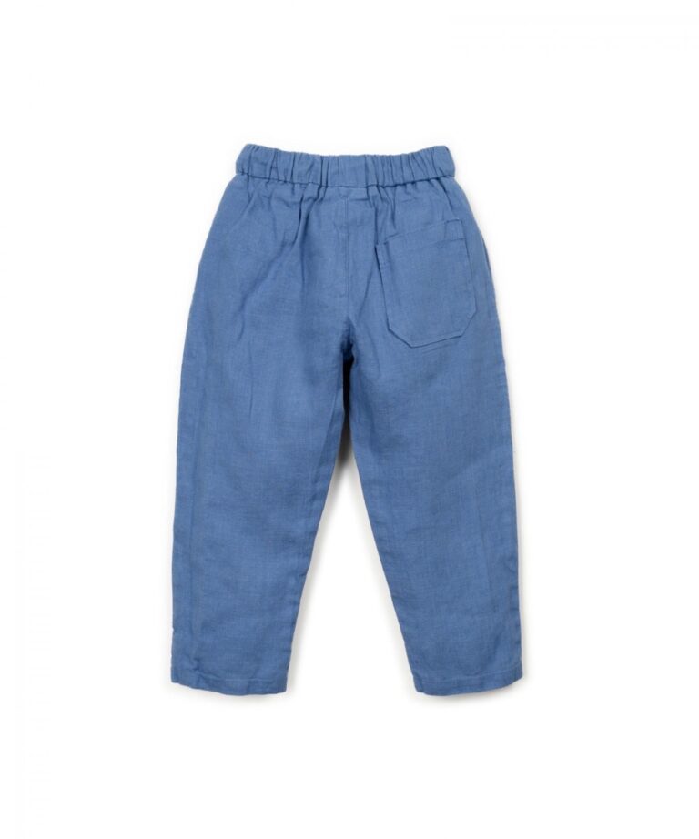 Linen Trousers - Ocean Blue - Play Up Junior Linen Trousers - Ocean Blue - Play Up Junior