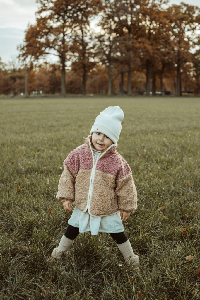 Little Teddy Moon Jacket - Cranberry - Elle & Rapha Little Teddy Moon Jacket - Cranberry - Elle & Rapha