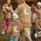 Little Teddy Moon Jacket - Cranberry - Elle & Rapha