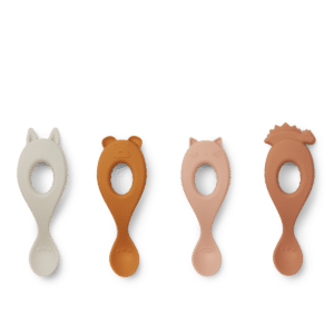 Liva Silicone Spoon 4-Pack - Rose Mix - Liewood