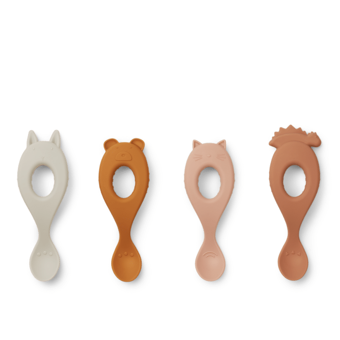 Liva Silicone Spoon 4-Pack - Rose Mix - Liewood
