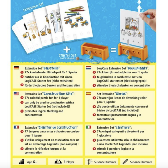 Logicase 6+ Uitbreidingsset Bouwplaats - Haba