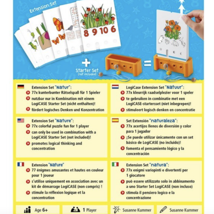 Logicase 6+ Uitbreidingsset Natuur - Haba