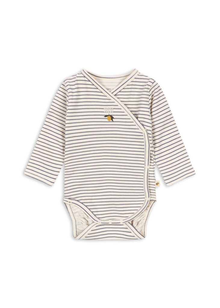 Longsleeve Newborn Body - Stripe Como - Konges Slojd