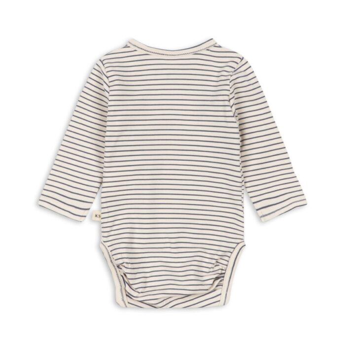 Longsleeve Newborn Body - Stripe Como - Konges Slojd Longsleeve Newborn Body - Stripe Como - Konges Slojd
