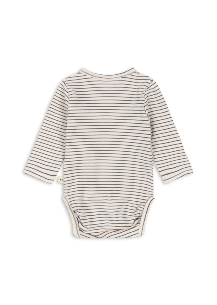Longsleeve Newborn Body - Stripe Como - Konges Slojd Longsleeve Newborn Body - Stripe Como - Konges Slojd
