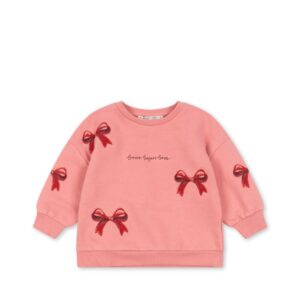 Lou Bow Sweatshirt - Strawberry Ice - Konges Slojd