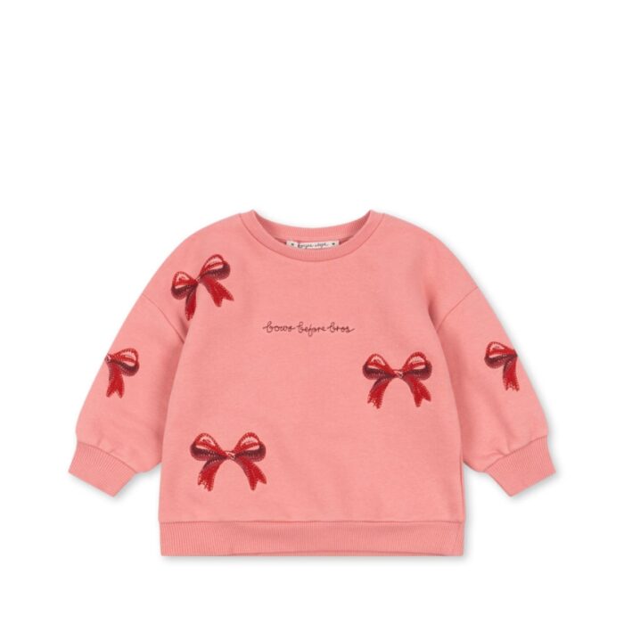 Lou Bow Sweatshirt - Strawberry Ice - Konges Slojd