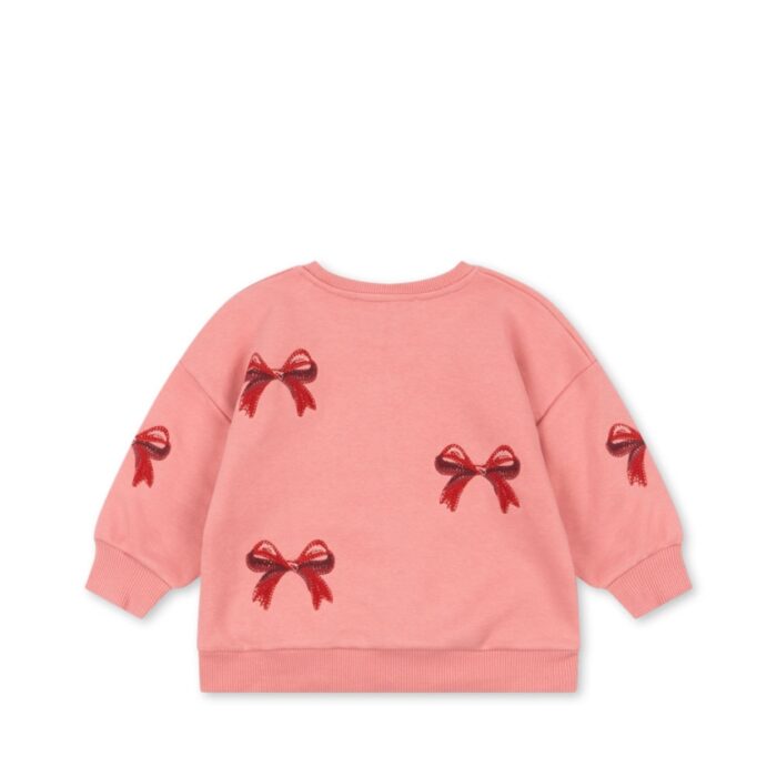 Lou Bow Sweatshirt - Strawberry Ice - Konges Slojd