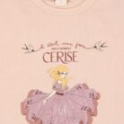 Lou Glitter Sweatshirt - Cameo Rose - Konges Slojd
