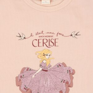Lou Glitter Sweatshirt - Cameo Rose - Konges Slojd