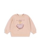 Lou Glitter Sweatshirt - Cameo Rose - Konges Slojd