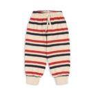 Lou Stripe Sweat Pants - Tangerine Stripe - Konges Slojd