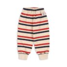Lou Stripe Sweat Pants - Tangerine Stripe - Konges Slojd