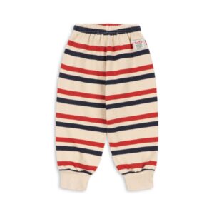 Lou Stripe Sweat Pants - Tangerine Stripe - Konges Slojd Lou Stripe Sweat Pants - Tangerine Stripe - Konges Slojd