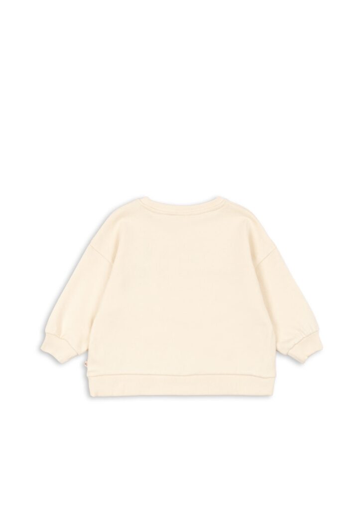 Loupy Lou Sweat Shirt - Buttercream - Konges Slojd Loupy Lou Sweat Shirt - Buttercream - Konges Slojd