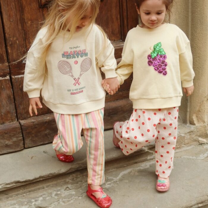 Loupy Lou Sweat Shirt - Buttercream - Konges Slojd Loupy Lou Sweat Shirt - Buttercream - Konges Slojd