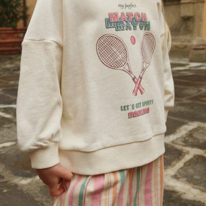 Loupy Lou Sweat Shirt - Buttercream - Konges Slojd Loupy Lou Sweat Shirt - Buttercream - Konges Slojd