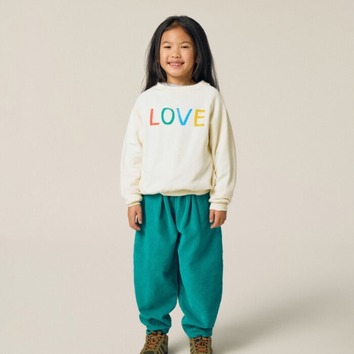 Love Ecru Sweatshirt - Ecru - The Campamento Love Ecru Sweatshirt - Ecru - The Campamento