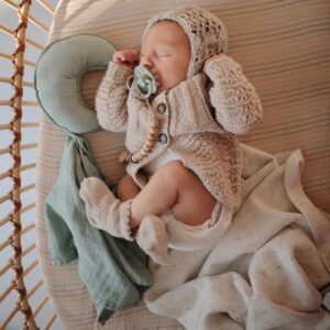 Lovey Blanket - Moon Roman Green - Mushie