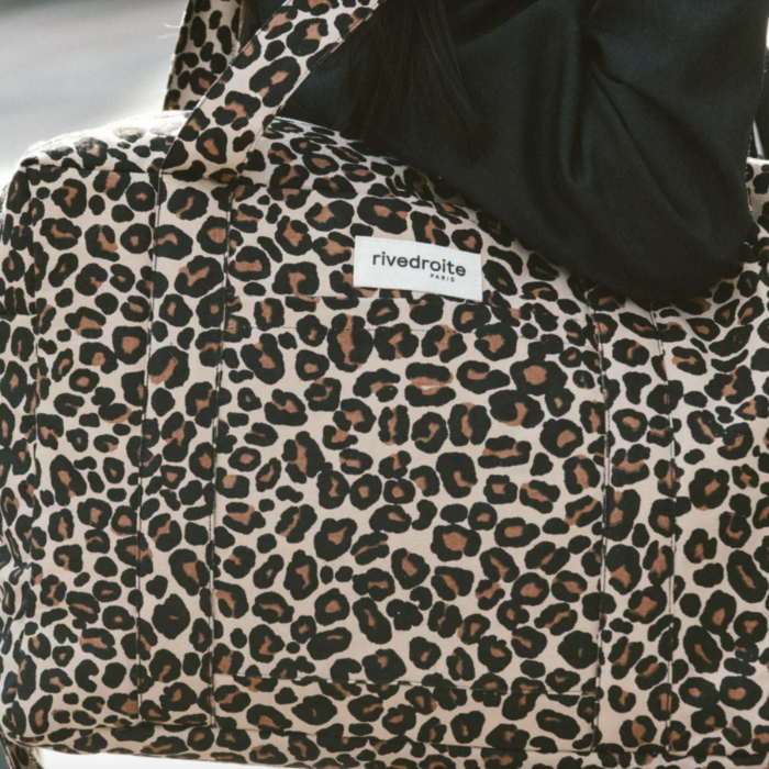 Luiertas - Leopard Beige - Rive Droite