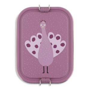 Lunch box large - Steel - Mrs. Peacock - Trixie