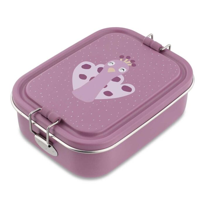 Lunch box small - Steel - Mrs. Peacock - Trixie