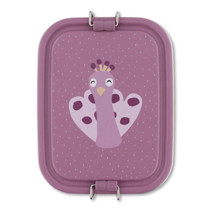 Lunch box small - Steel - Mrs. Peacock - Trixie
