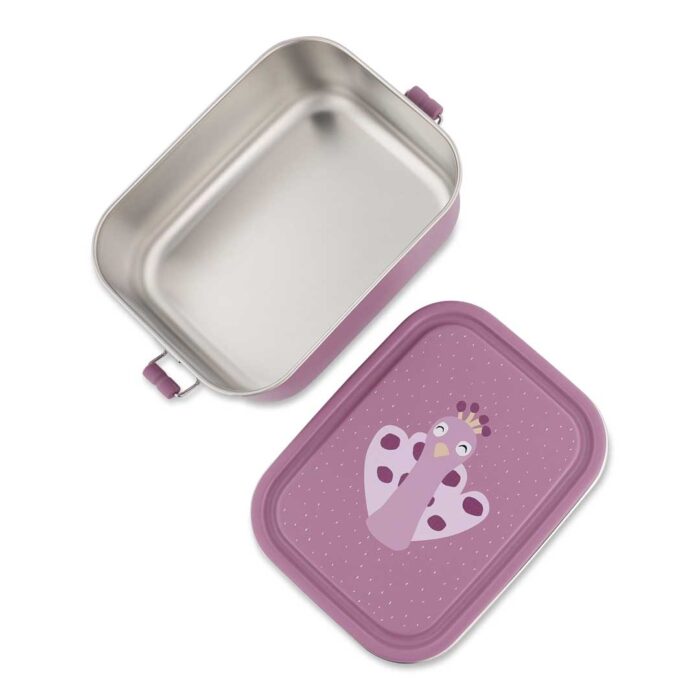 Lunch box small - Steel - Mrs. Peacock - Trixie