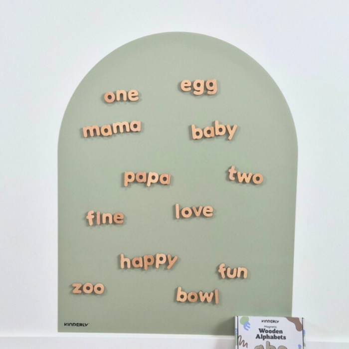 Magnetisch Houten Alfabet - Kinderly