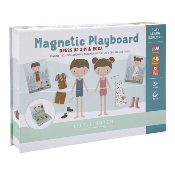 Magnetisch speelbord Jim & Rosa - Little Dutch