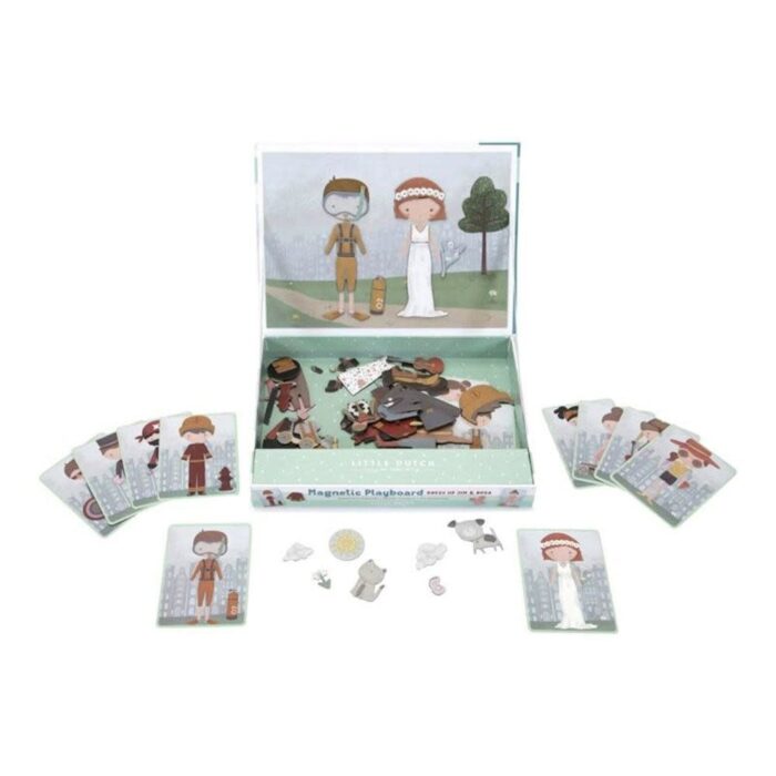 Magnetisch speelbord Jim & Rosa - Little Dutch